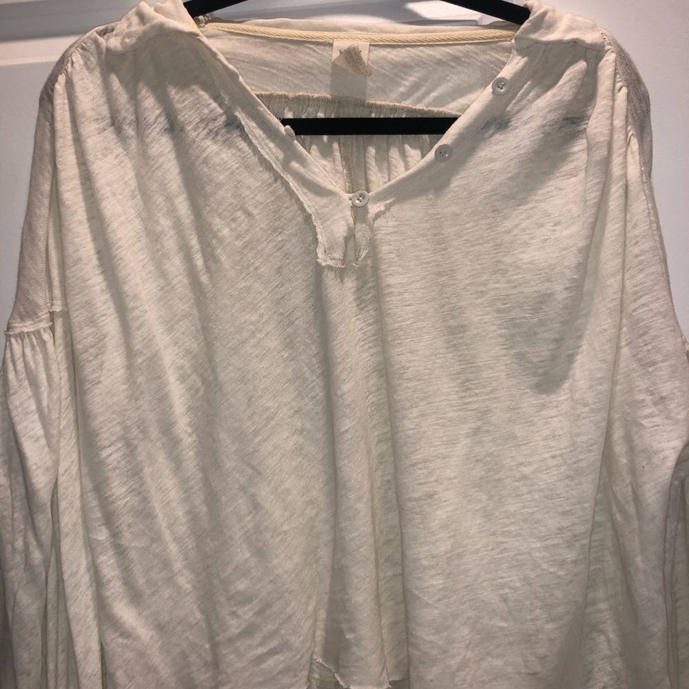 We The Free loose fitting cream sweater